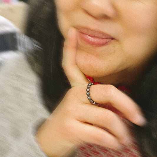 Helen | Upcycled pearls ring