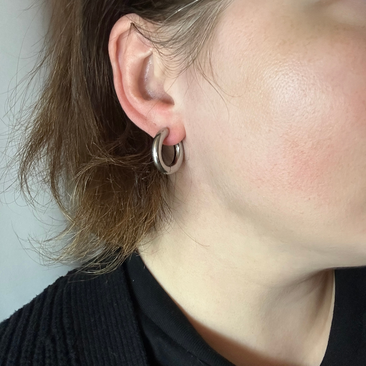 Zelda • unisex chunky hoop earrings