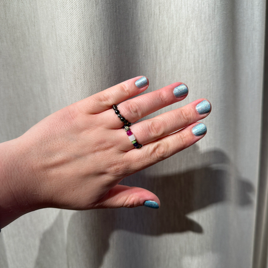 Helen | Upcycled tahitian pearls ring