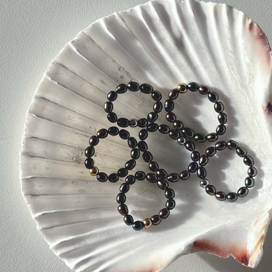 Helen | Upcycled tahitian pearls ring