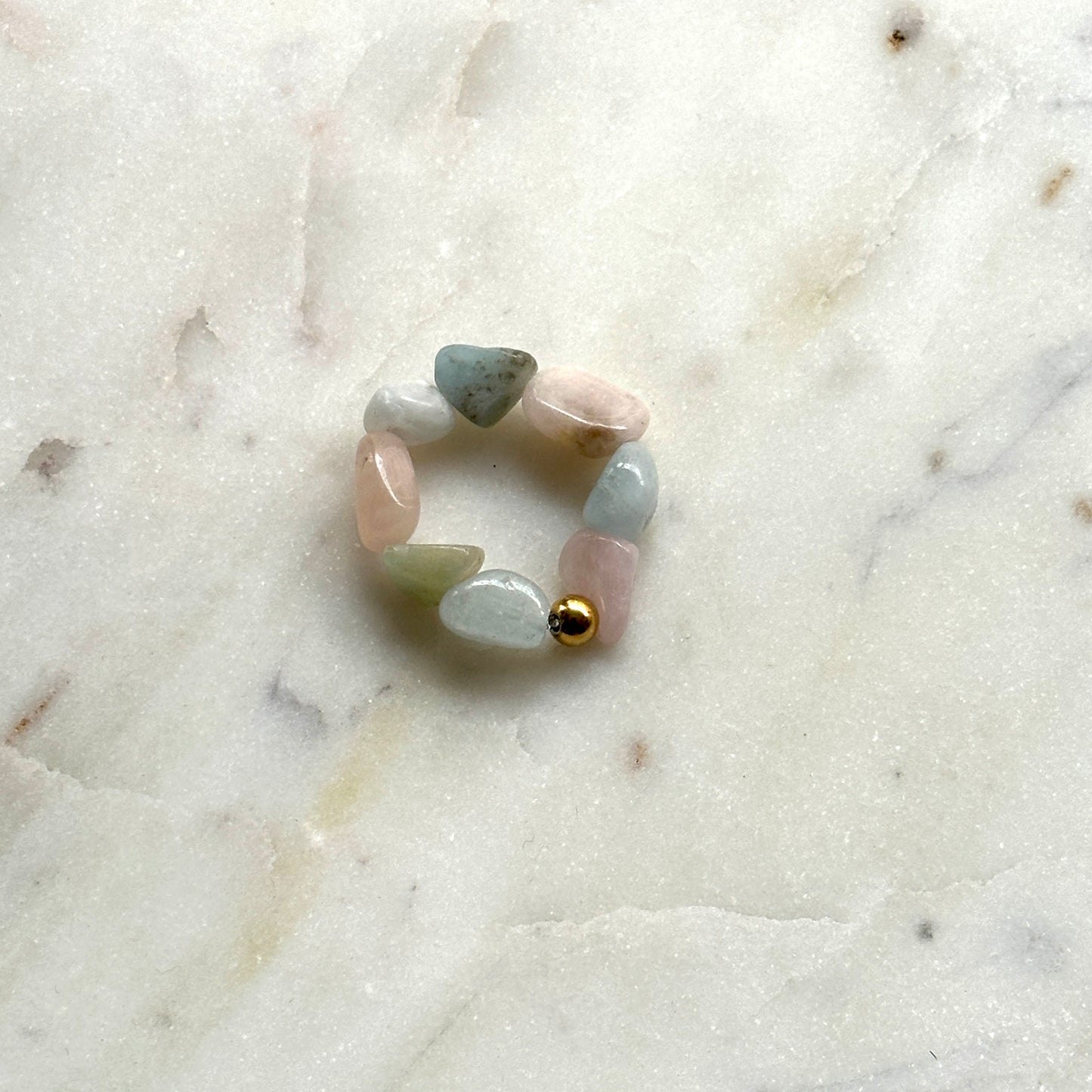 Elisabeth|stone crystal nuggets rings