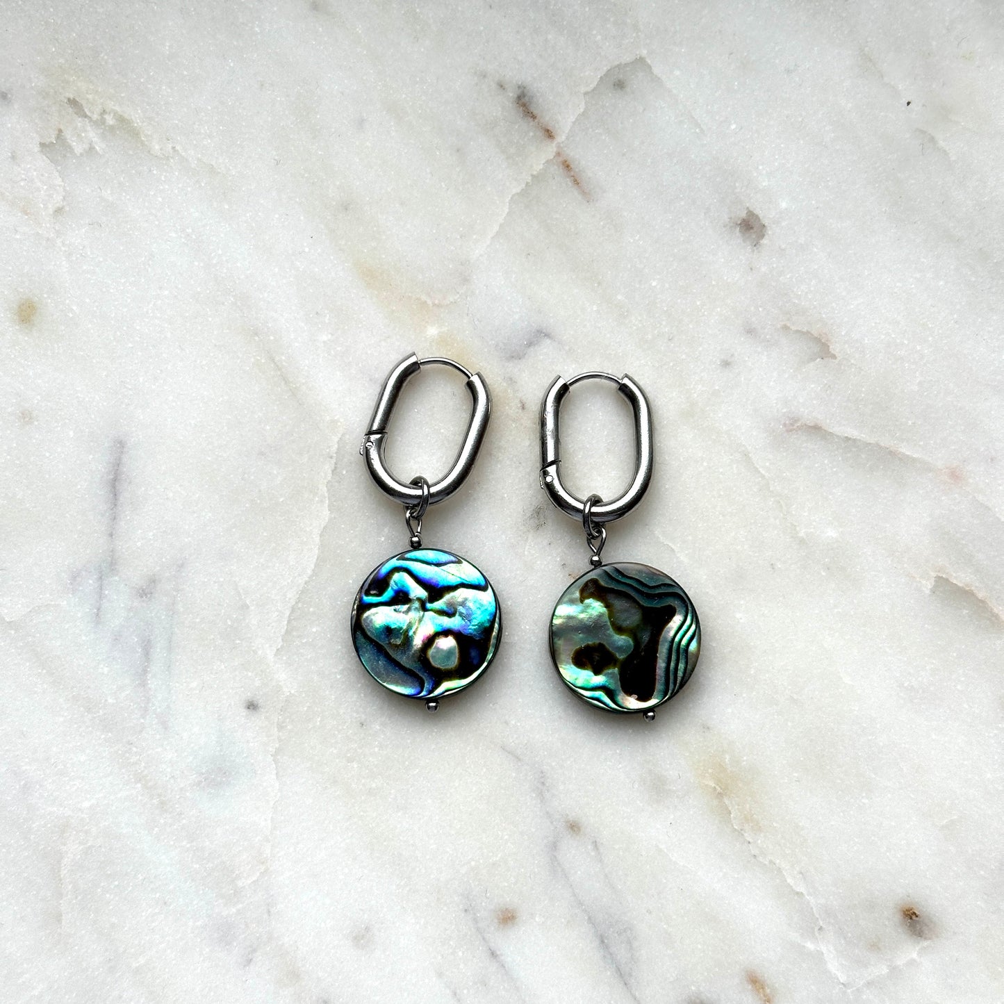 Noname|2 in 1|Abalone Shell Earrings