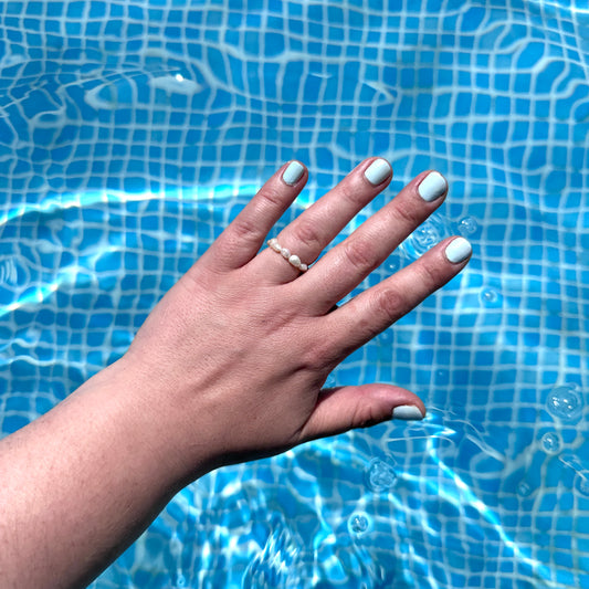 Valentina|Upcycled pearls ring