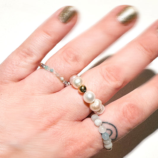 Ingegerd | Upcycled pearls ring