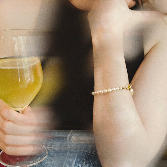 Monika | Upcycled pearl bracelet