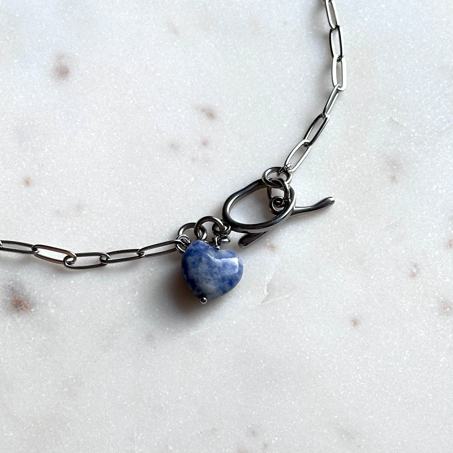 Ai (love)｜Stone hearts necklace