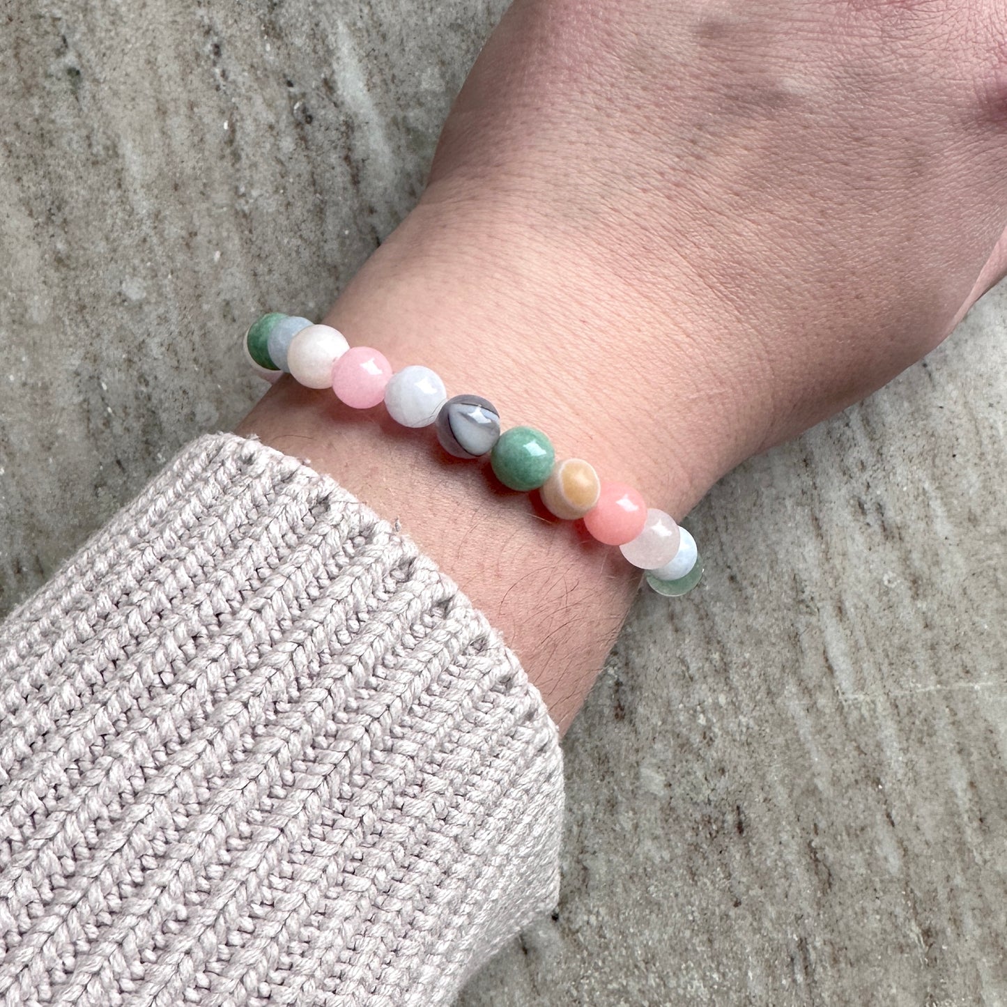 Jenny｜Colorful stone bracelet