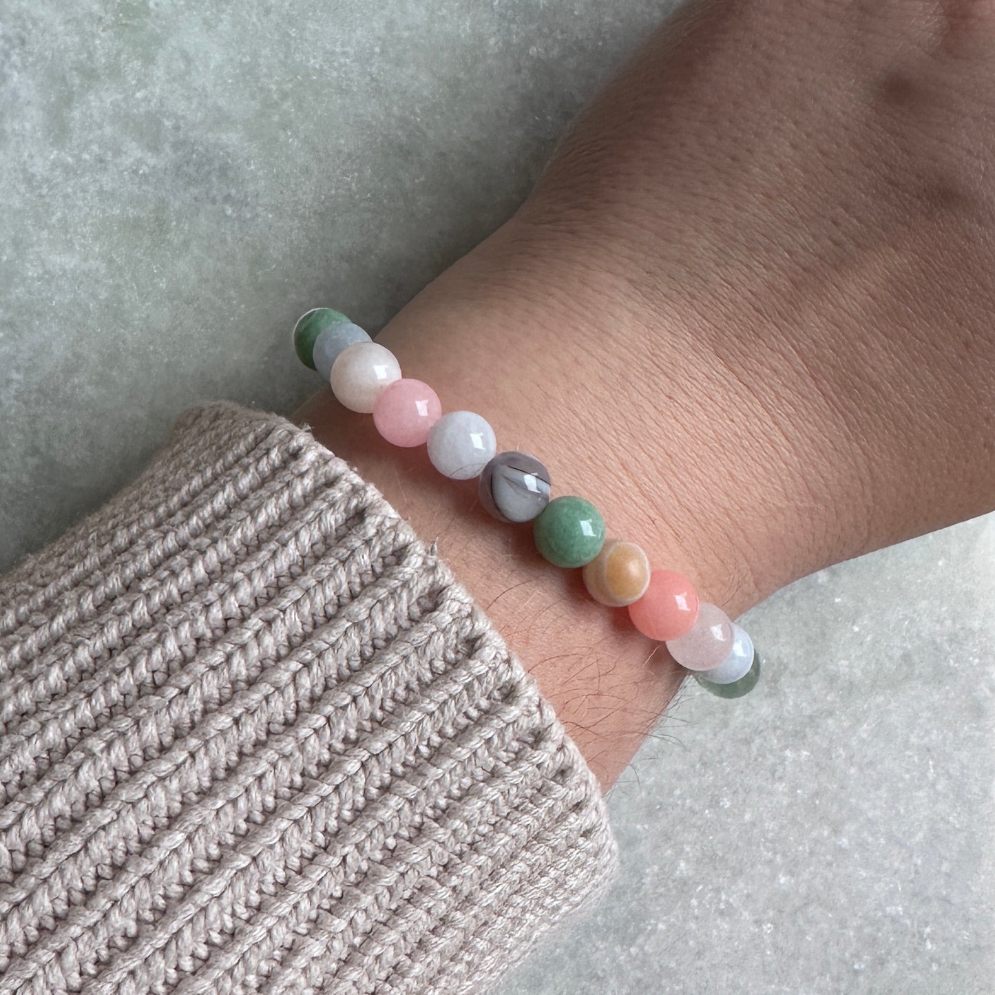 Jenny｜Colorful stone bracelet