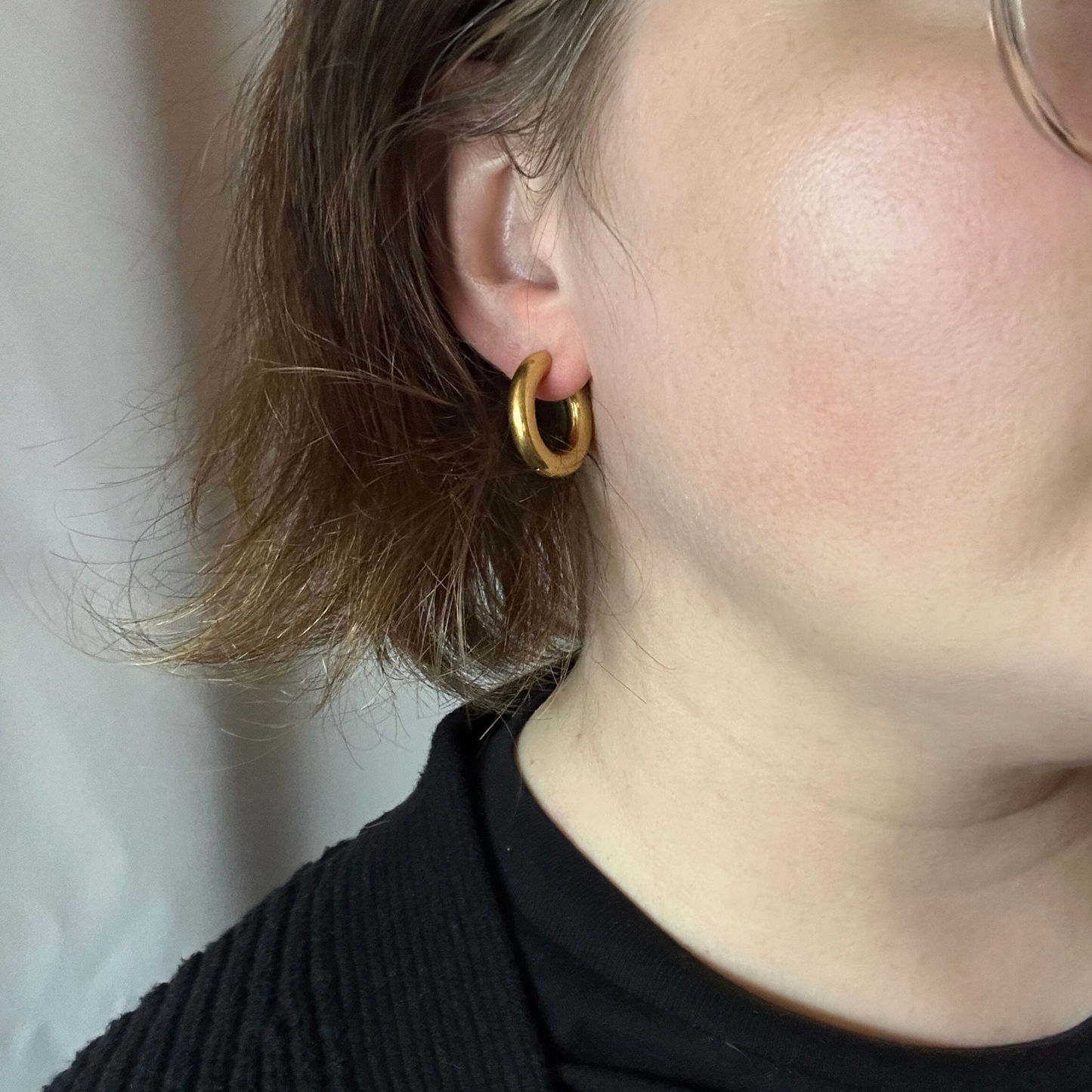 Zelda | Unisex chunky hoop earrings