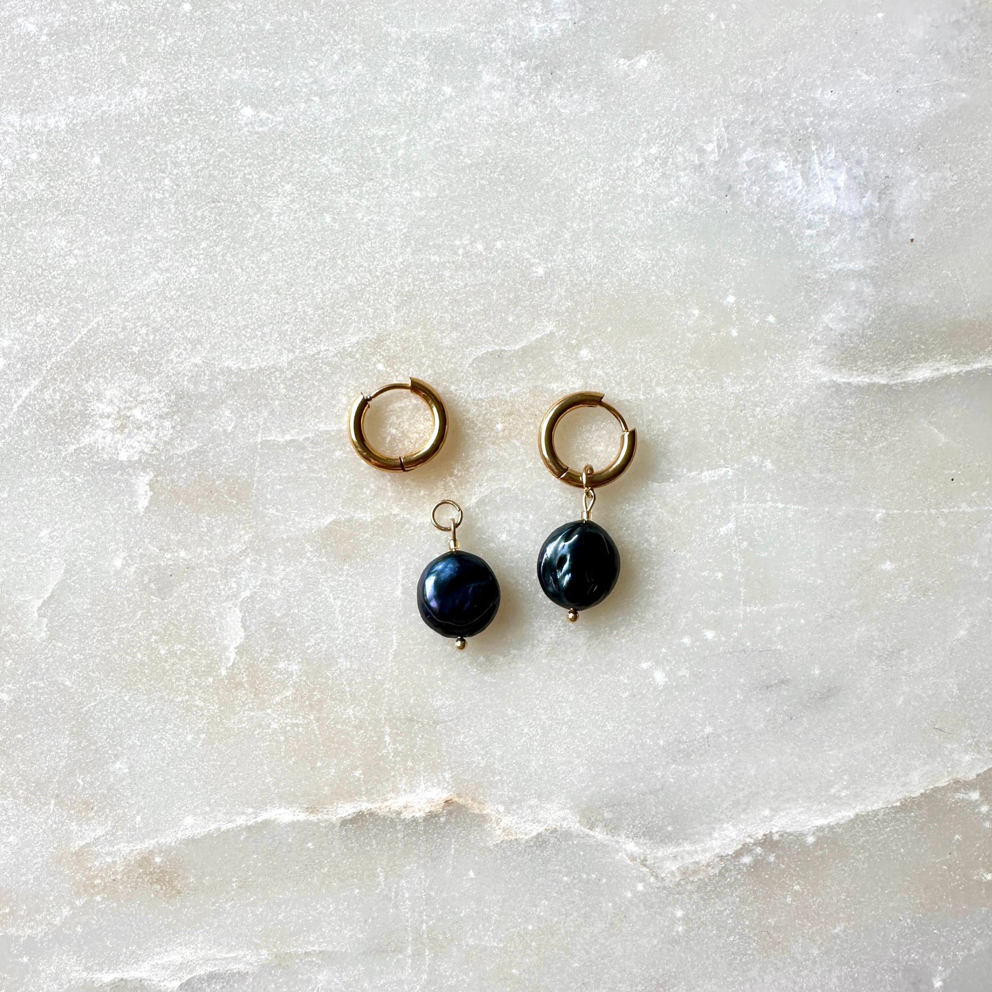 Mama | 2 in 1 | Upcycled keshi pearl earrings