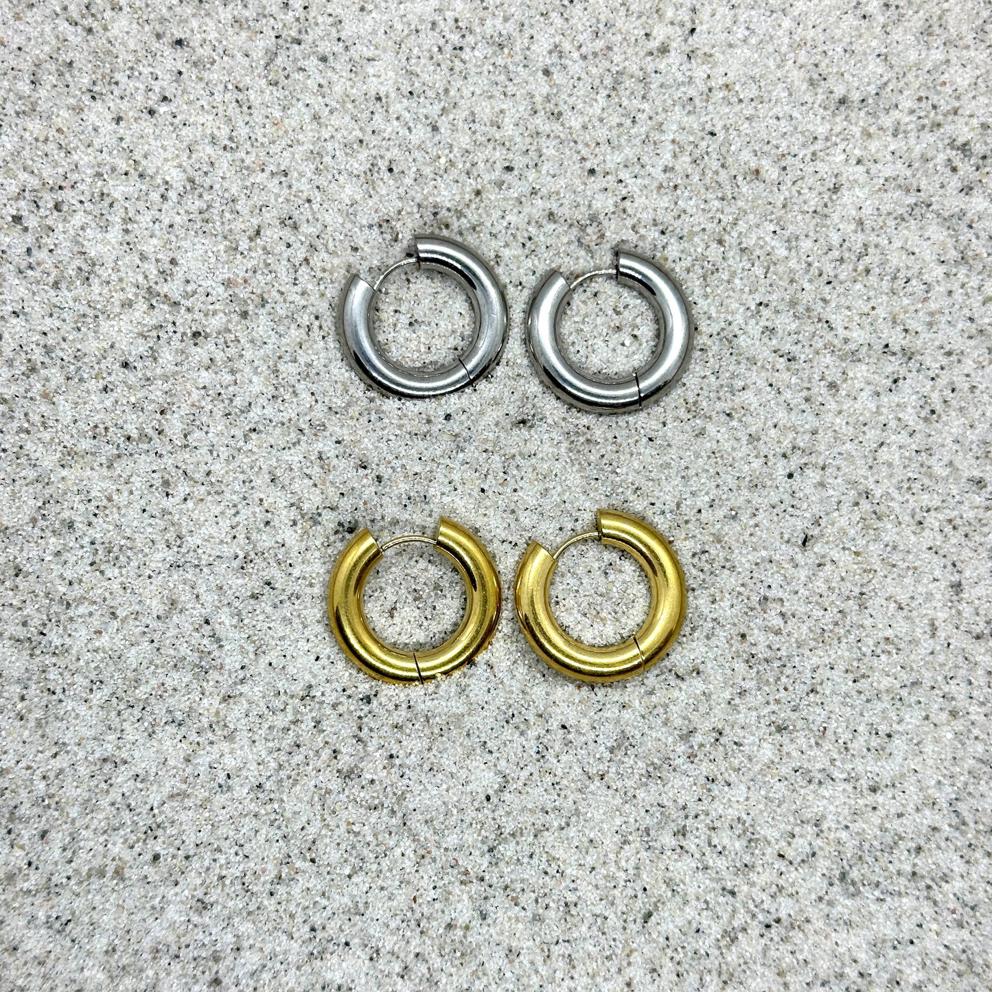 Zelda｜Chunky hoop earrings