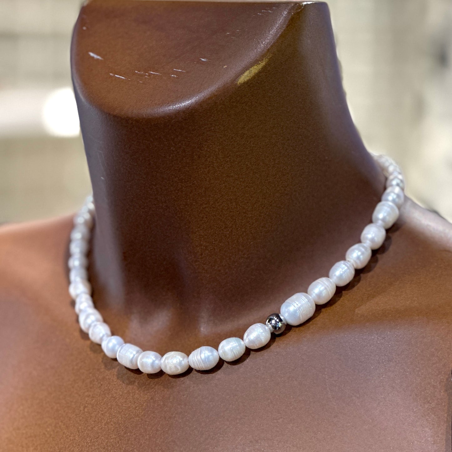 Roma｜Destroyed pearls necklace