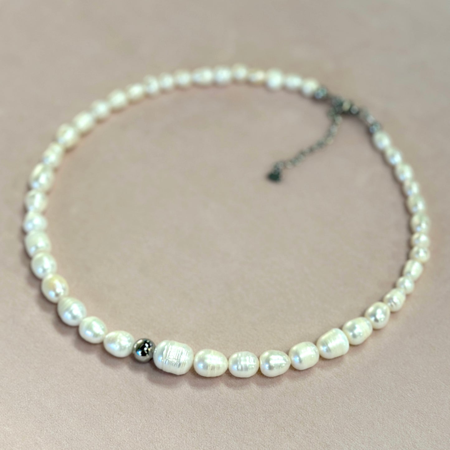 Roma｜Destroyed pearls necklace