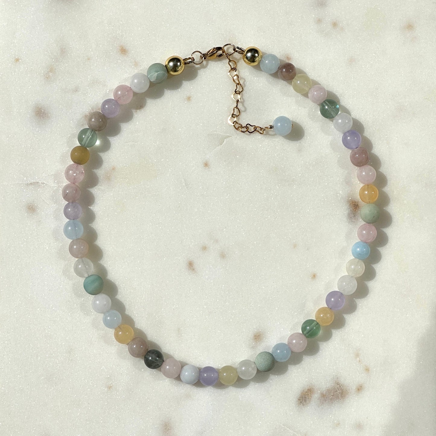 Jenny｜Colorful stones necklace