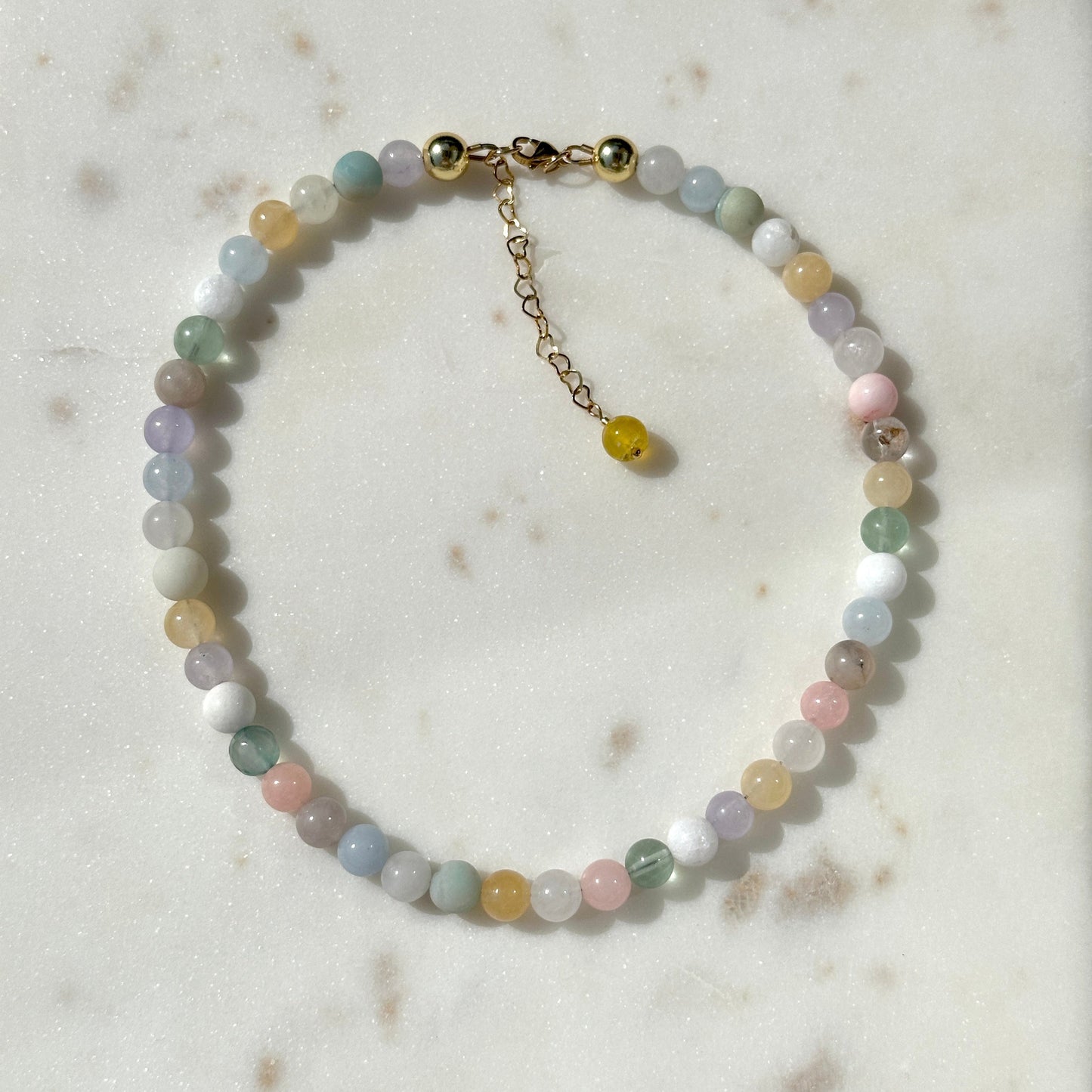 Jenny｜Colorful stones necklace