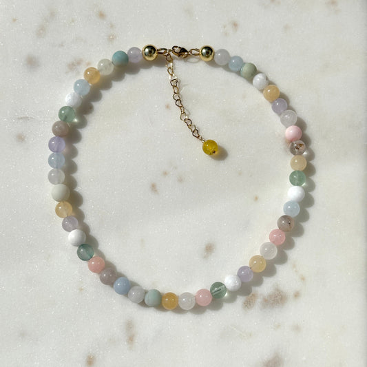 Jenny｜Colorful stones necklace