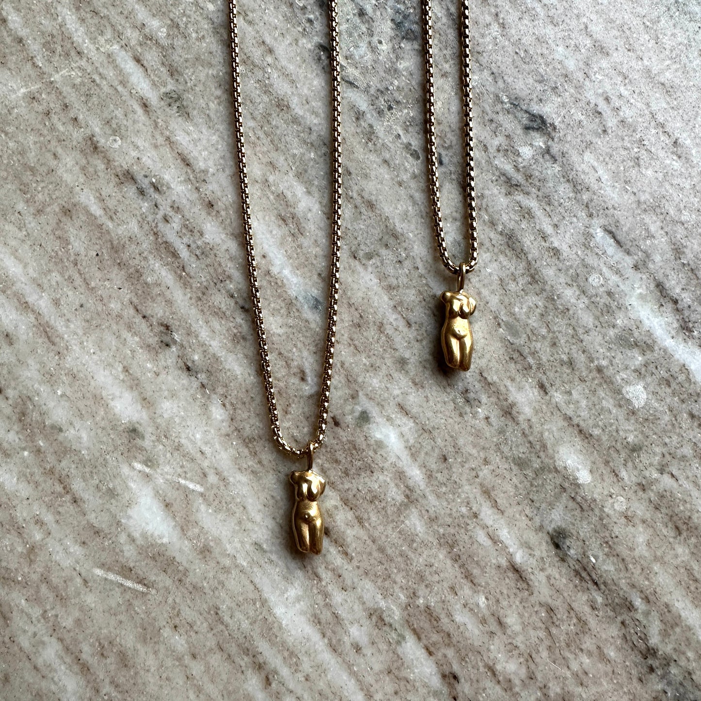 Fernanda｜Gold body-shaped necklace