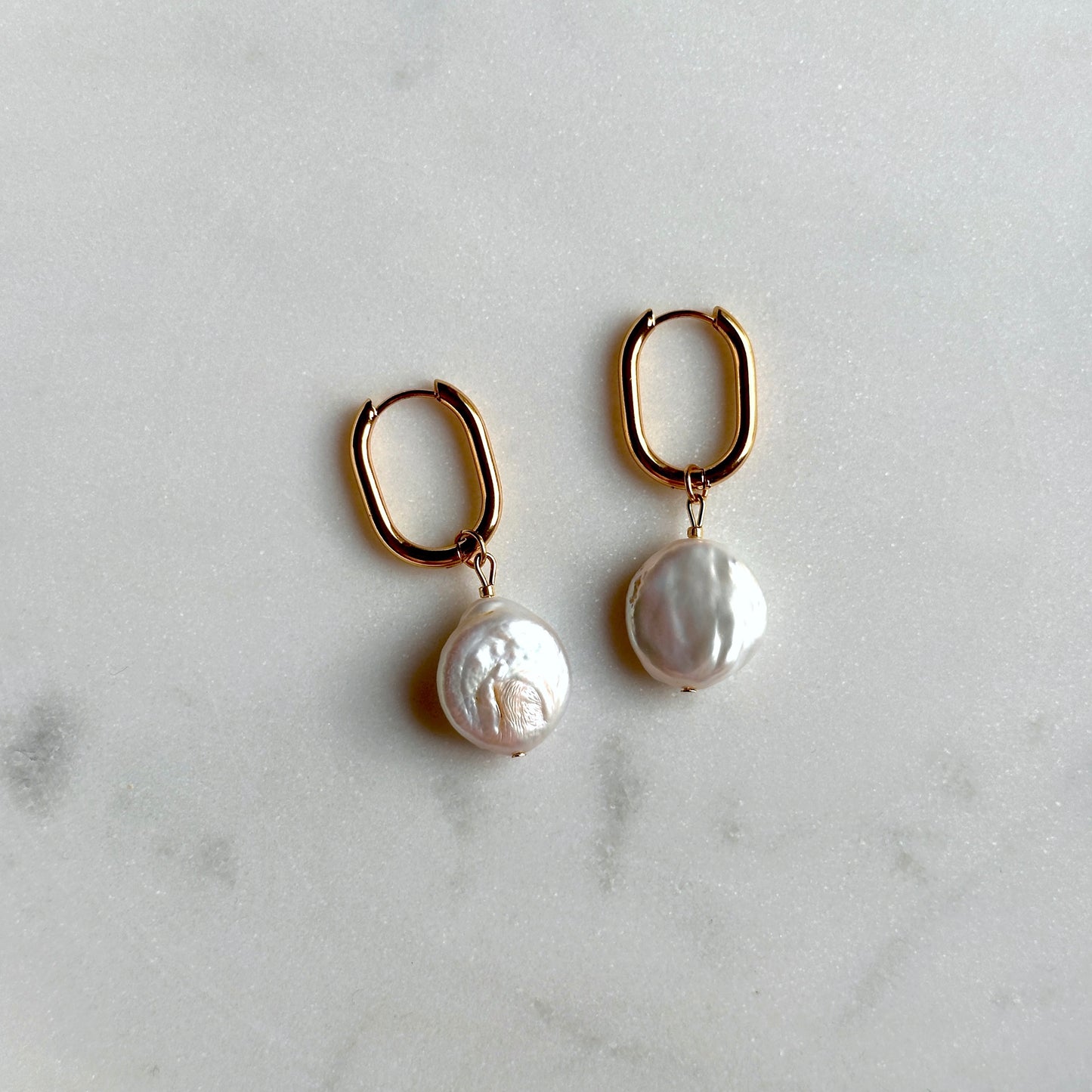 Elin｜2 in 1｜Keshi pearl earrings