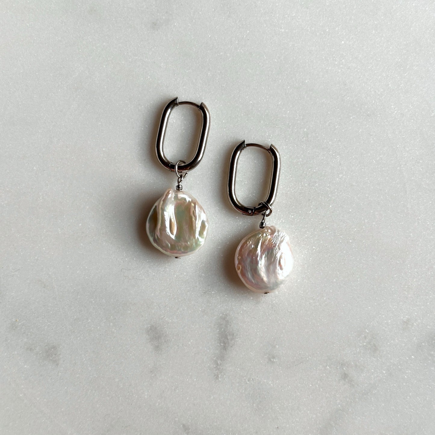 Elin｜2 in 1｜Keshi pearl earrings