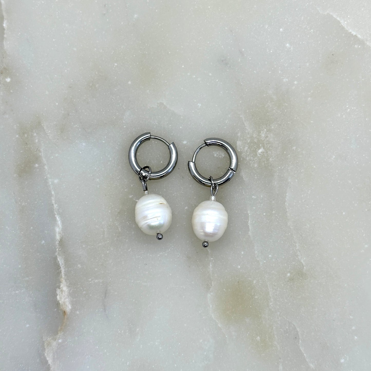 Johanna｜2 in 1｜Genuine pearl earrings