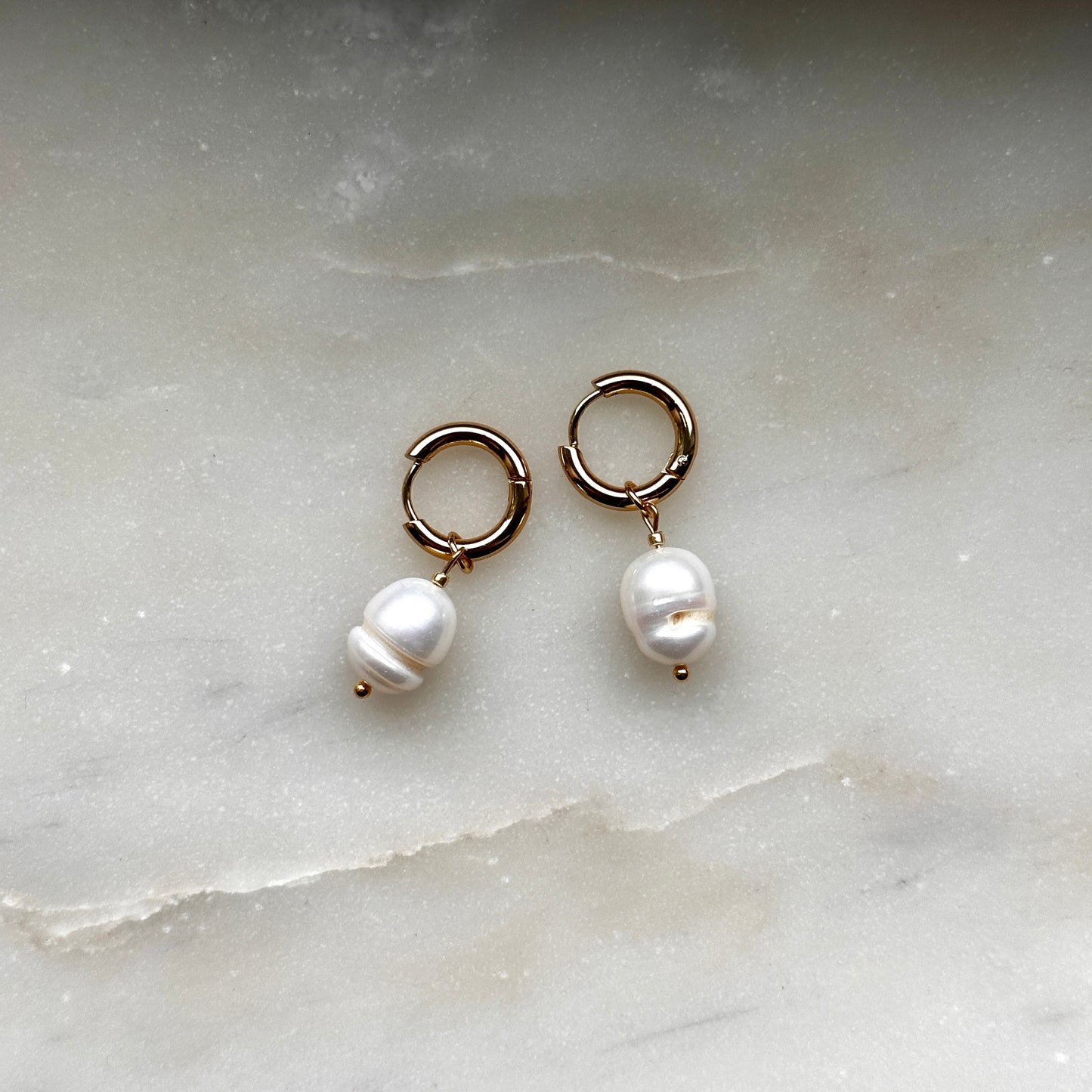 Johanna｜2 in 1｜Genuine pearl earrings