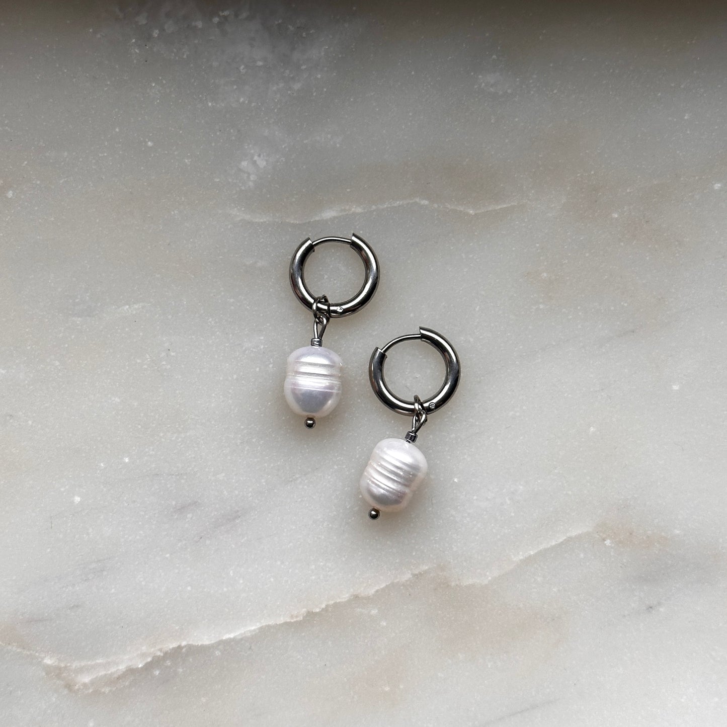 Johanna｜2 in 1｜Genuine pearl earrings