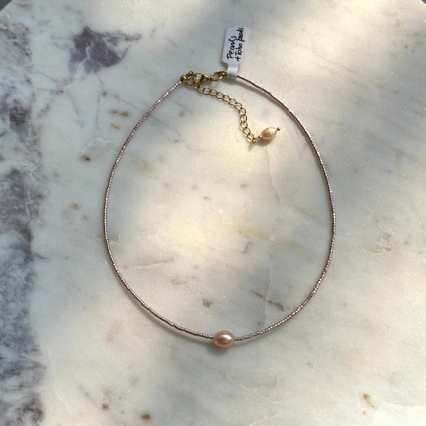 Gisel｜pearl and beads necklace