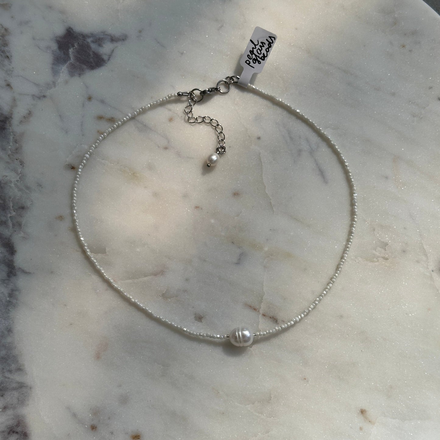 Gisel｜pearl and beads necklace
