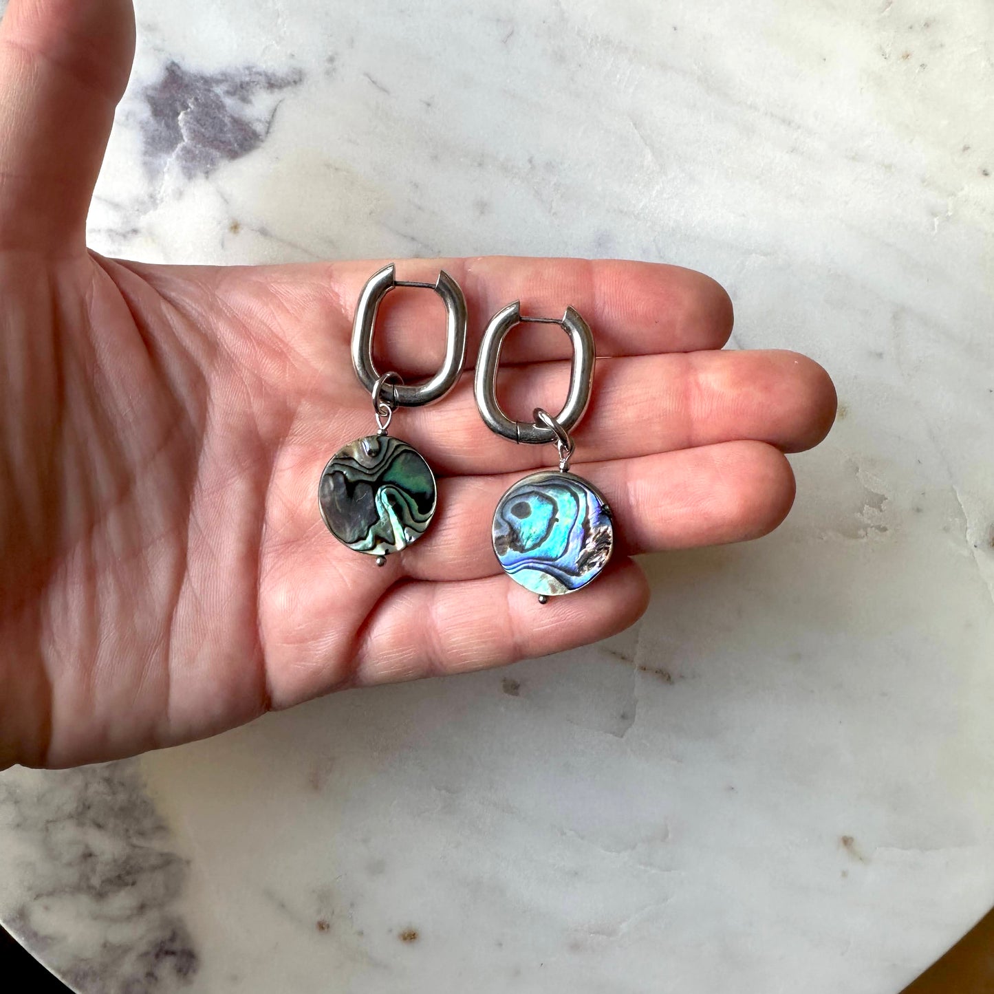 Suzanna | 2 in 1 | Abalone Shell Earrings