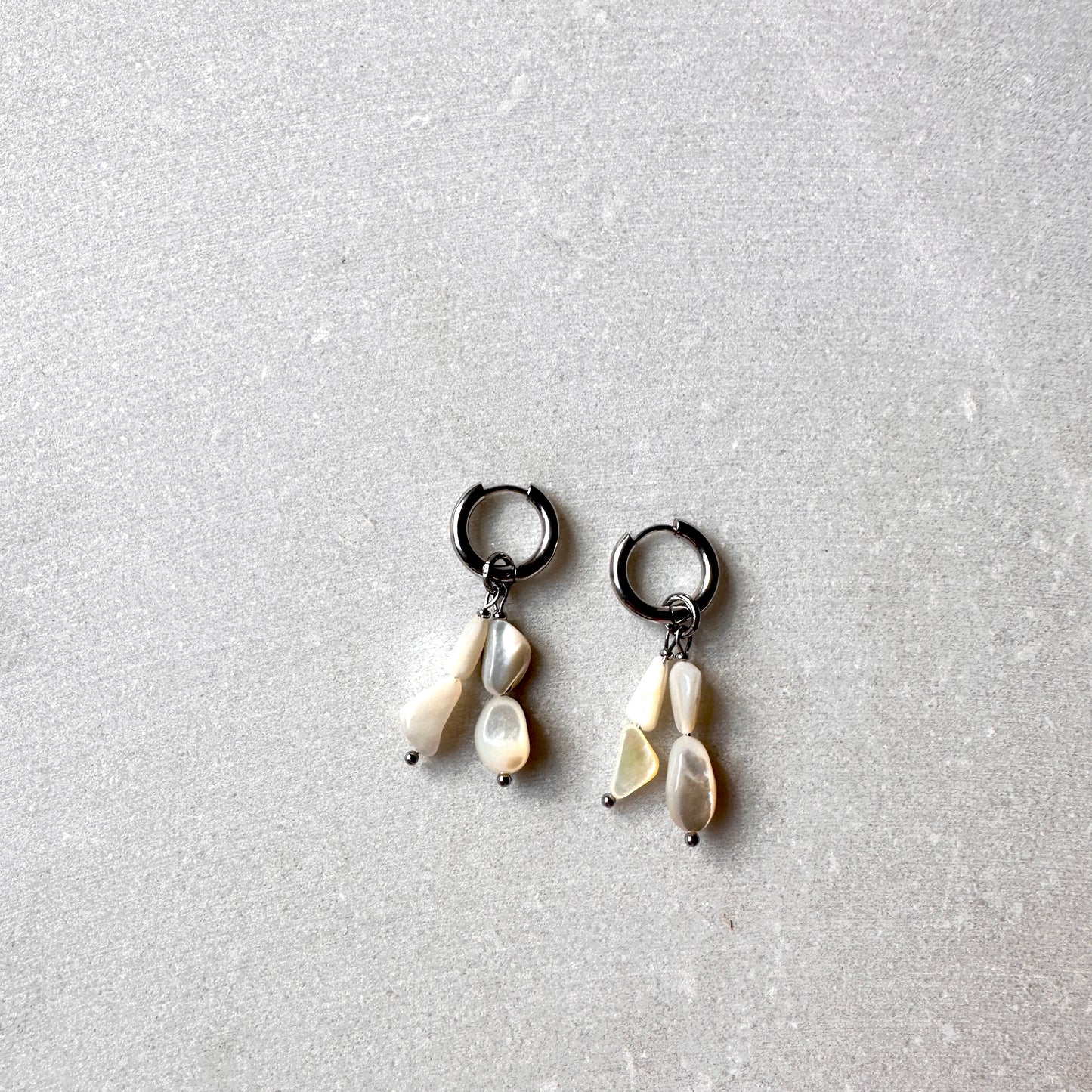 Selma • upcyled shells earrings