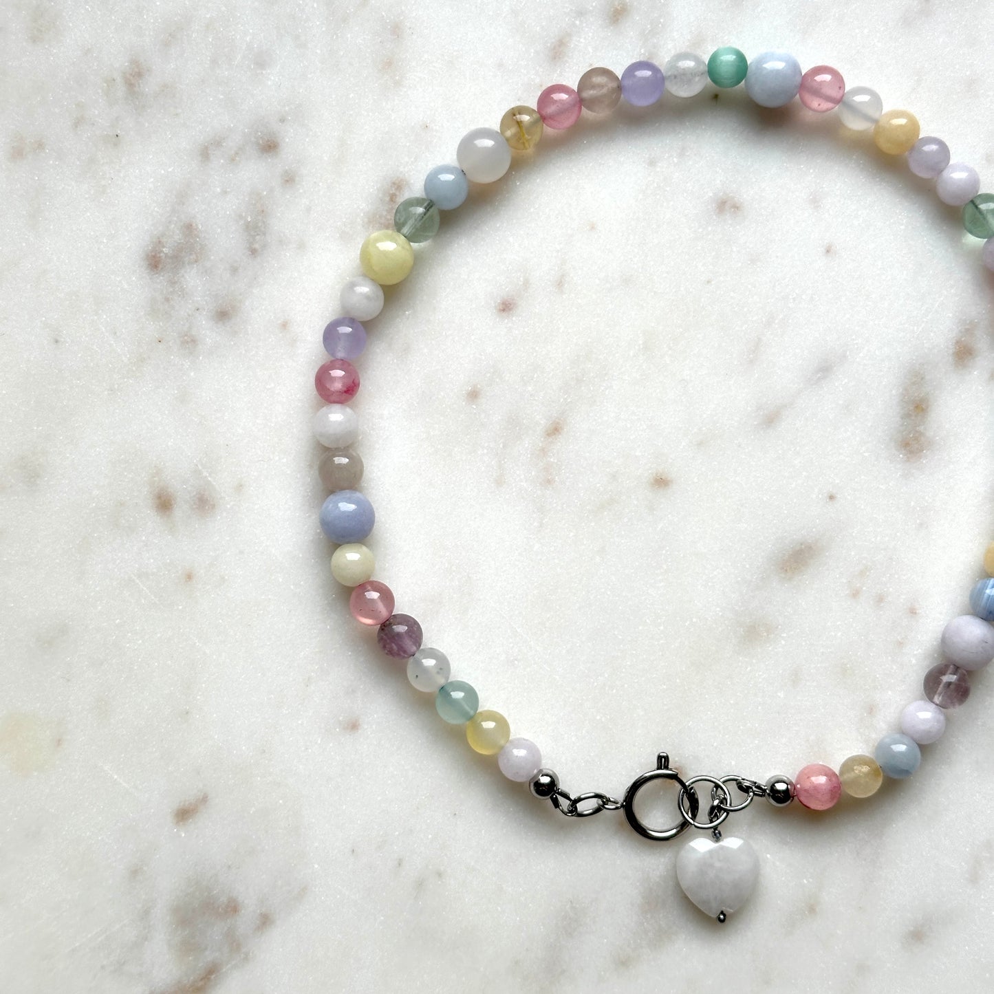 Jenny • colorful necklace of stones and crystals